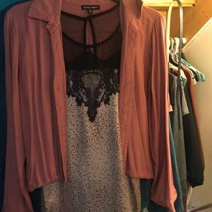 Mauve fashionable sweater